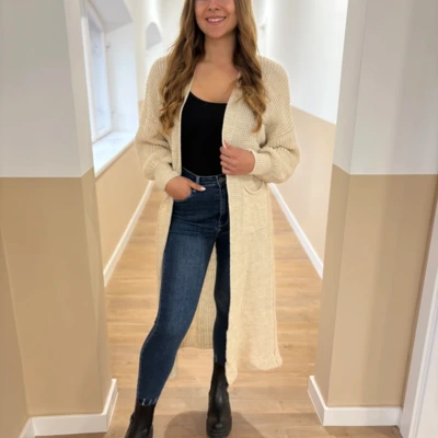 LENKA kardigán bézs