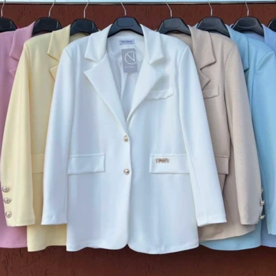 JENNA oversized blézer fekete