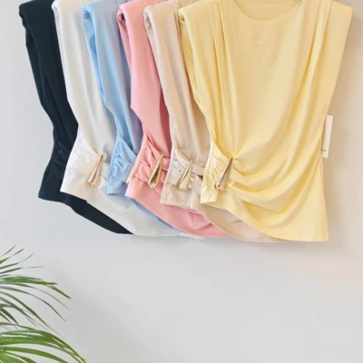 MENDA felső babarózsaszín