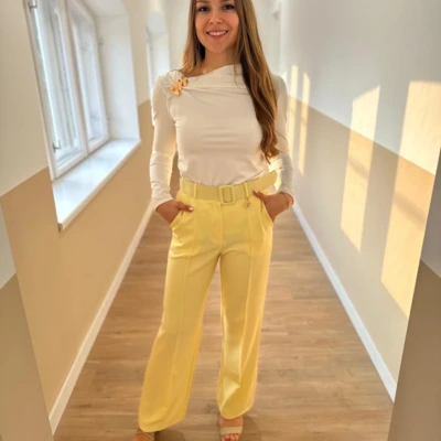 JOLANA nadrág citrom